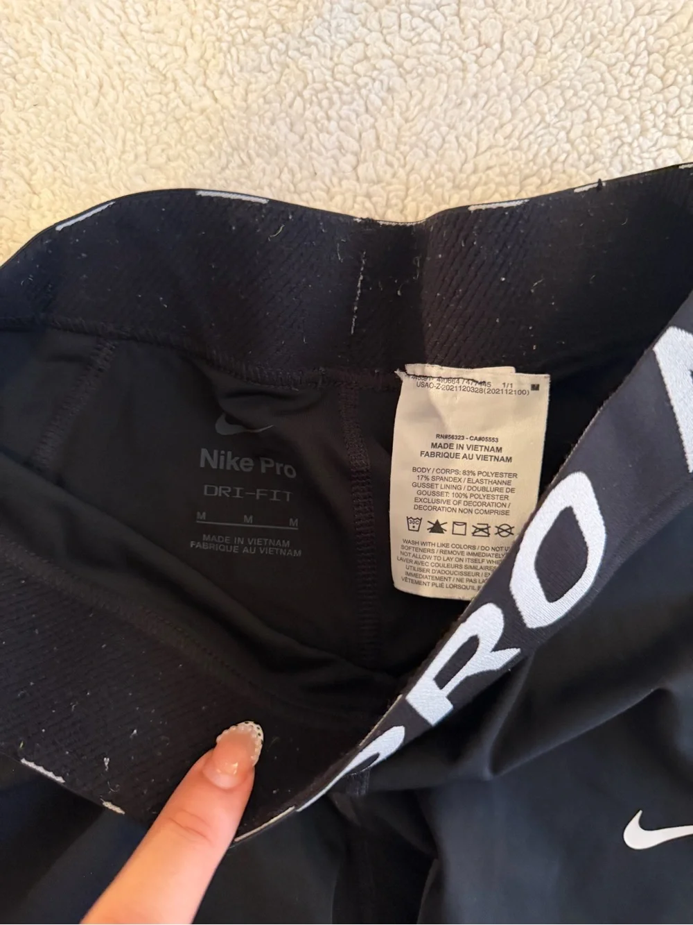 4 nike pro shorts- slide to see more